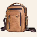 Leather Everyday Shoulder Bag For Men
