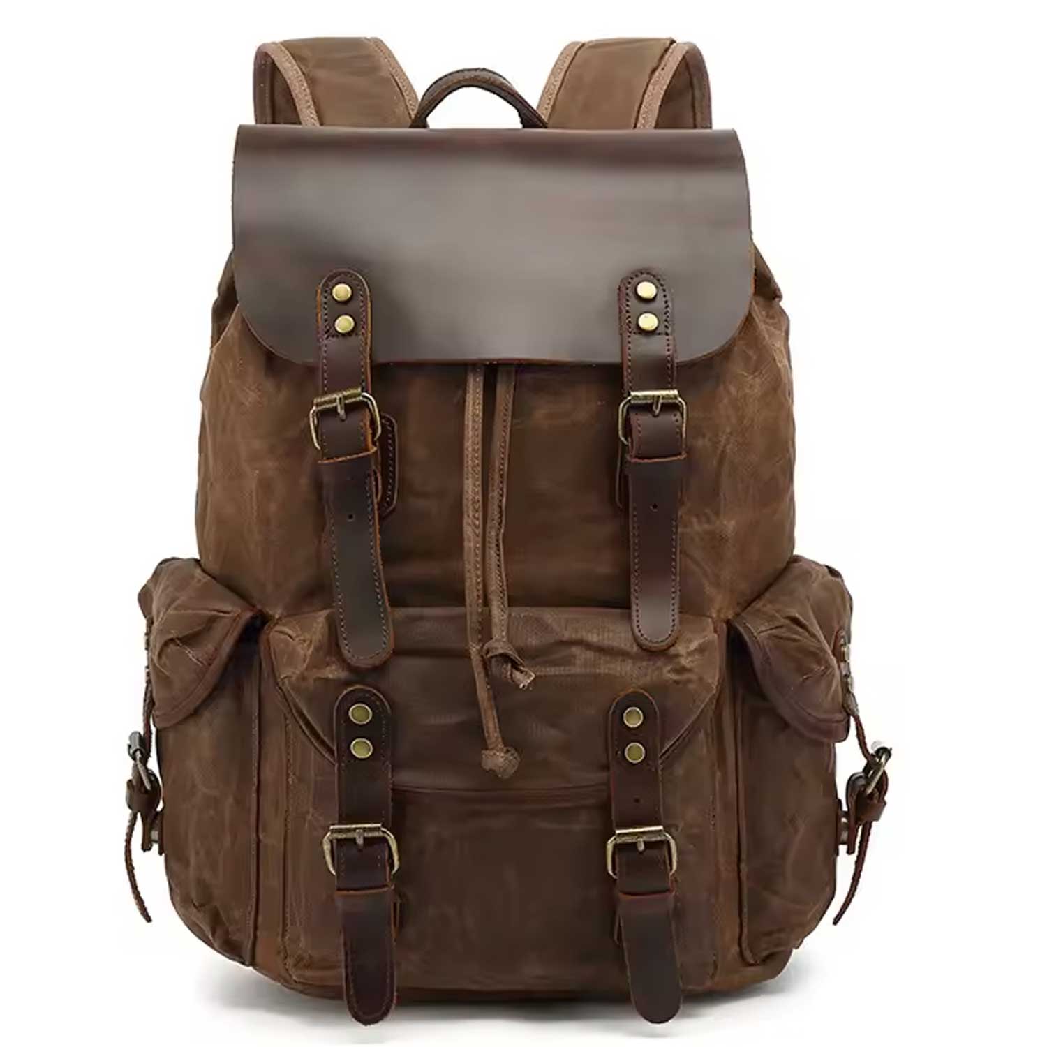 Waterproof Vintage Canvas Laptop Backpack