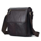 Classic Cowhide Leather Crossbody Bag