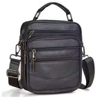 Compact Leather Crossbody Bag for Men