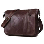 Vintage Oil-Waxed Leather Sling Bag