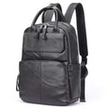 Large Capacity Men's Leather Business Backpack