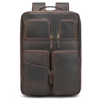 Extra Large Leather Travel Backpack Men
