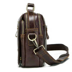 Leather Messenger Laptop Bag for Men