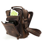 Men's Casual Leather Shoulder Bag
