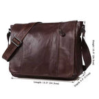 Vintage Oil-Waxed Leather Sling Bag