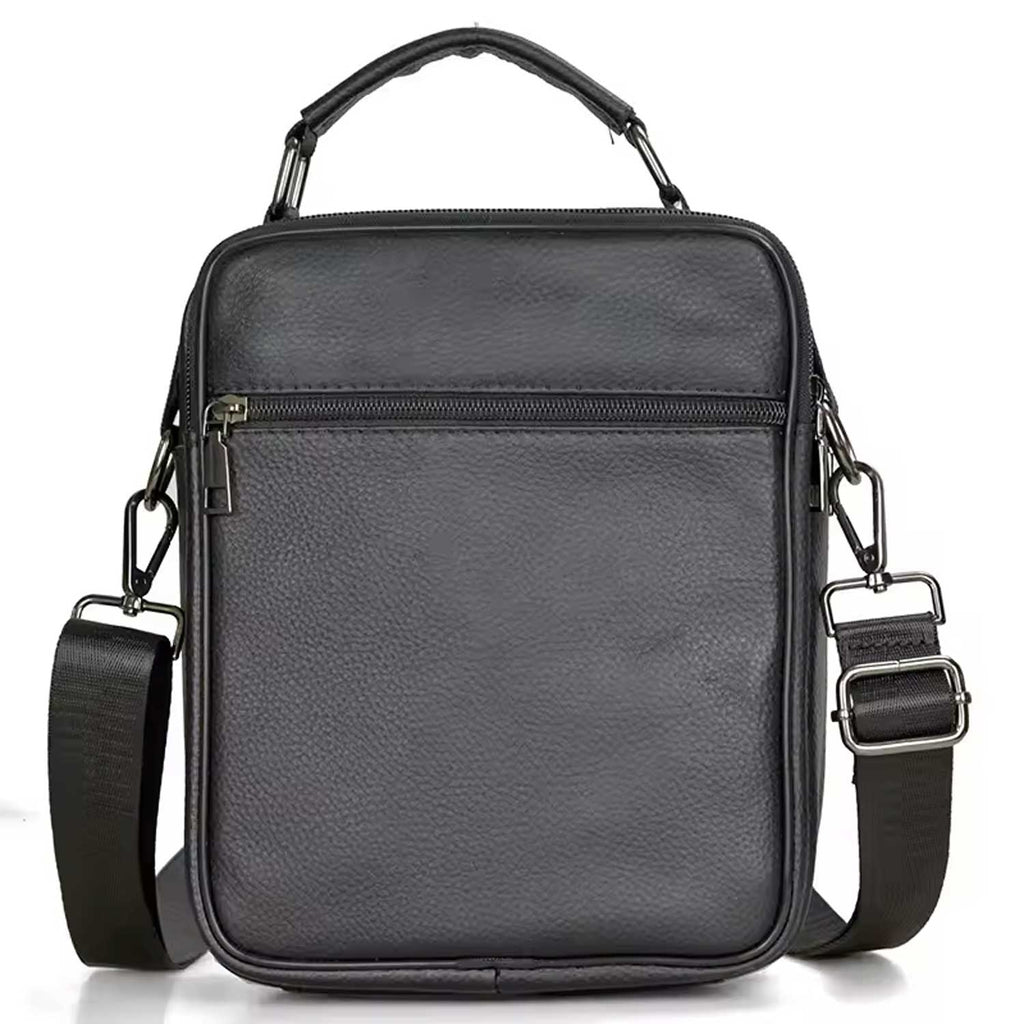 Compact Leather Crossbody Bag for Men
