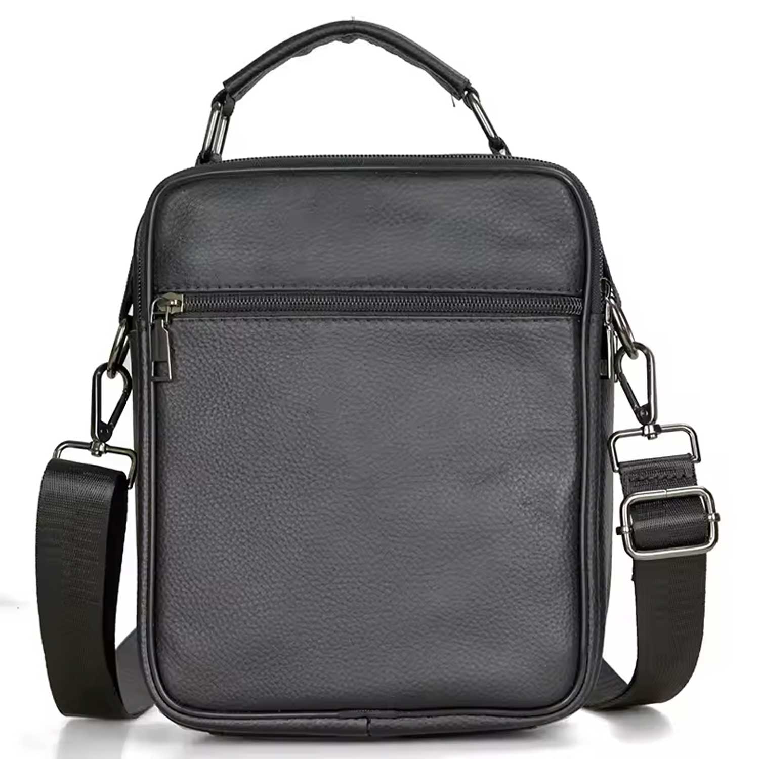 Compact Leather Crossbody Bag for Men