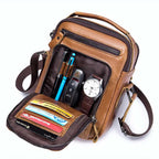 Leather Everyday Shoulder Bag For Men