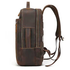 Men's Vintage Leather Laptop Backpack
