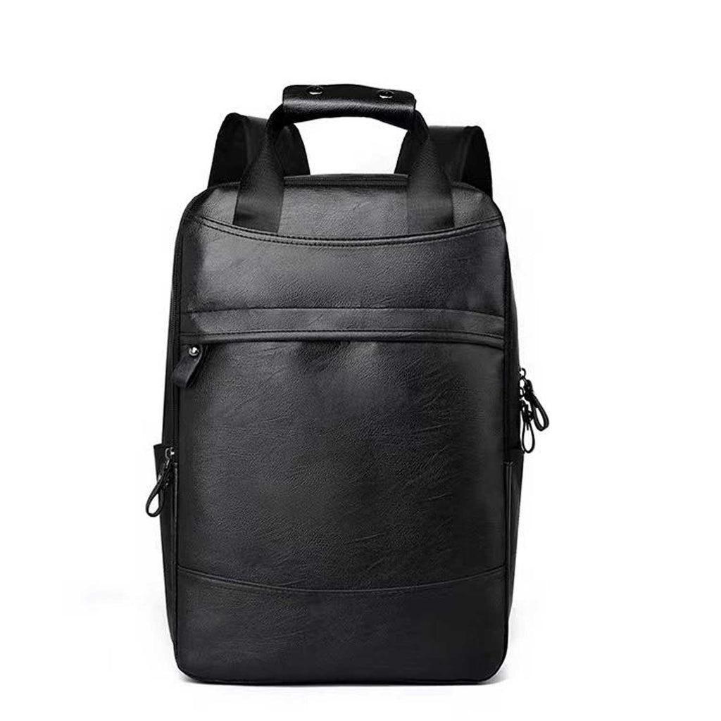 Men's Genuine Leather Laptop Backpack 15.6 Inch