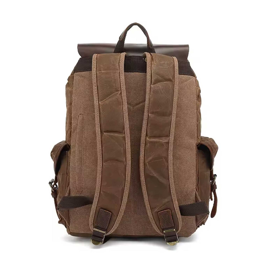 Waterproof Vintage Canvas Laptop Backpack