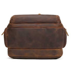 Vintage Crazy Horse Leather Backpack Men