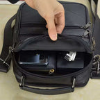 Compact Leather Crossbody Bag for Men
