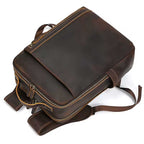 Men's Vintage Leather Laptop Backpack