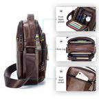 Leather Everyday Shoulder Bag For Men