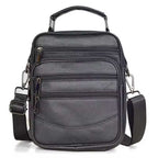 Compact Leather Crossbody Bag for Men