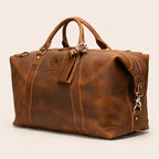 Buffalo Leather Duffle Bag for Men