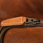Cow Leather Brown Duffle bag