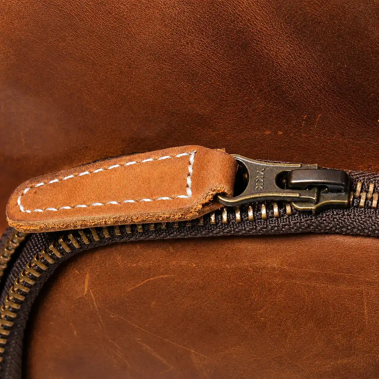 Cow Leather Brown Duffle bag