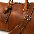 Cow Leather Brown Duffle bag