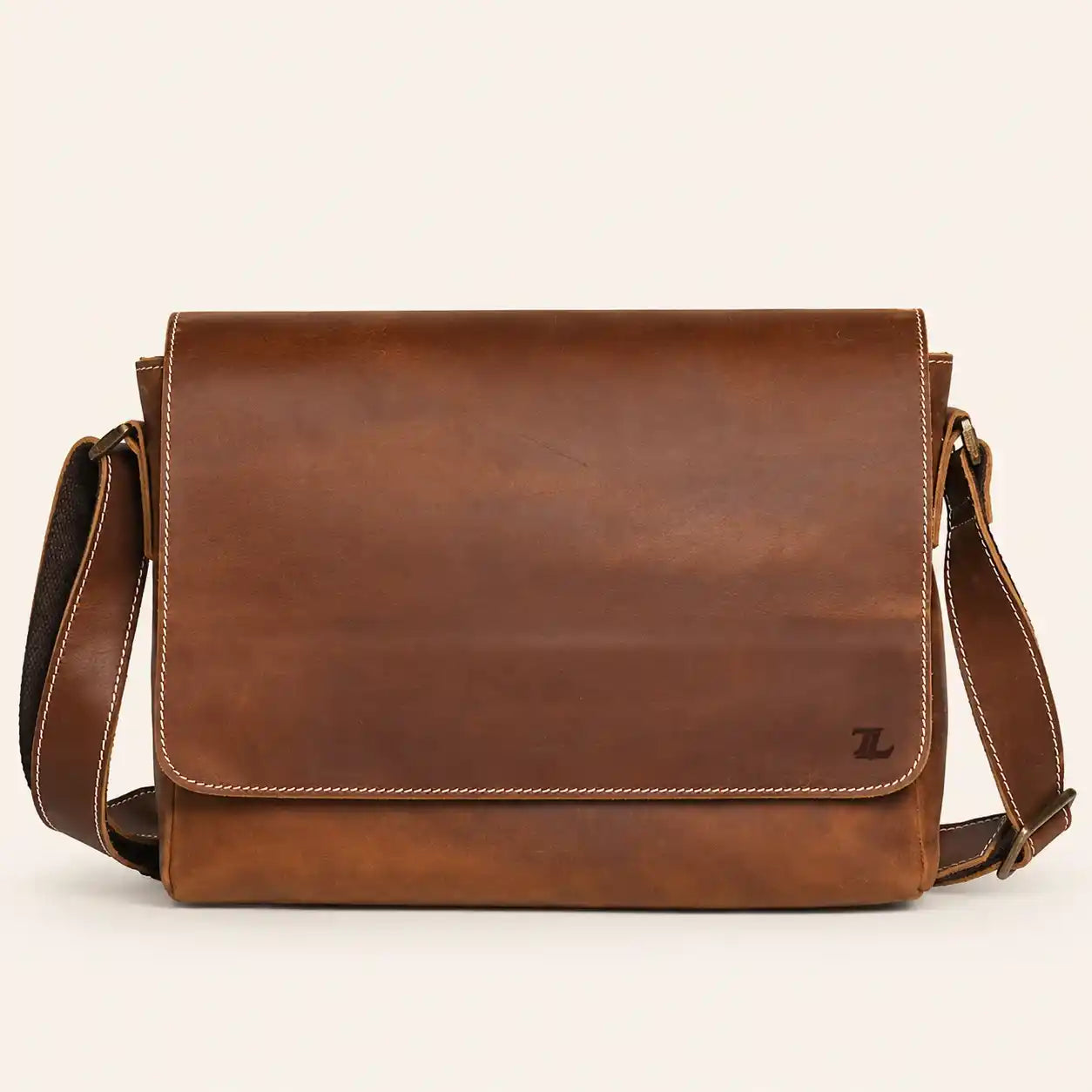 Leather Messenger Bag
