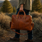 Vintage Full Grain Leather Briefcase