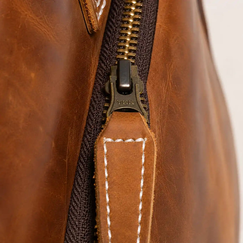 Cow Leather Brown Duffle bag