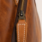 Cow Leather Brown Duffle bag