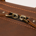 Cow Leather Brown Duffle bag