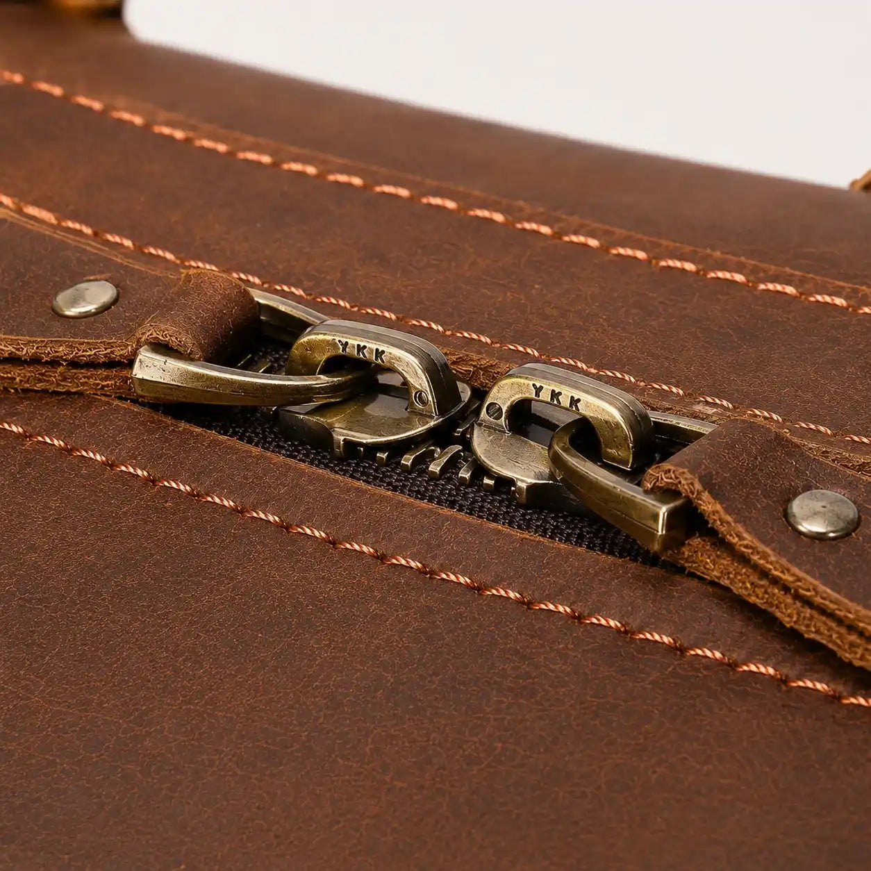 Cow Leather Brown Duffle bag