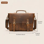 Vintage Leather Briefcase for Men