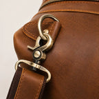 Cow Leather Brown Duffle bag