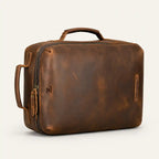 Travel Leather Laptop Backpack