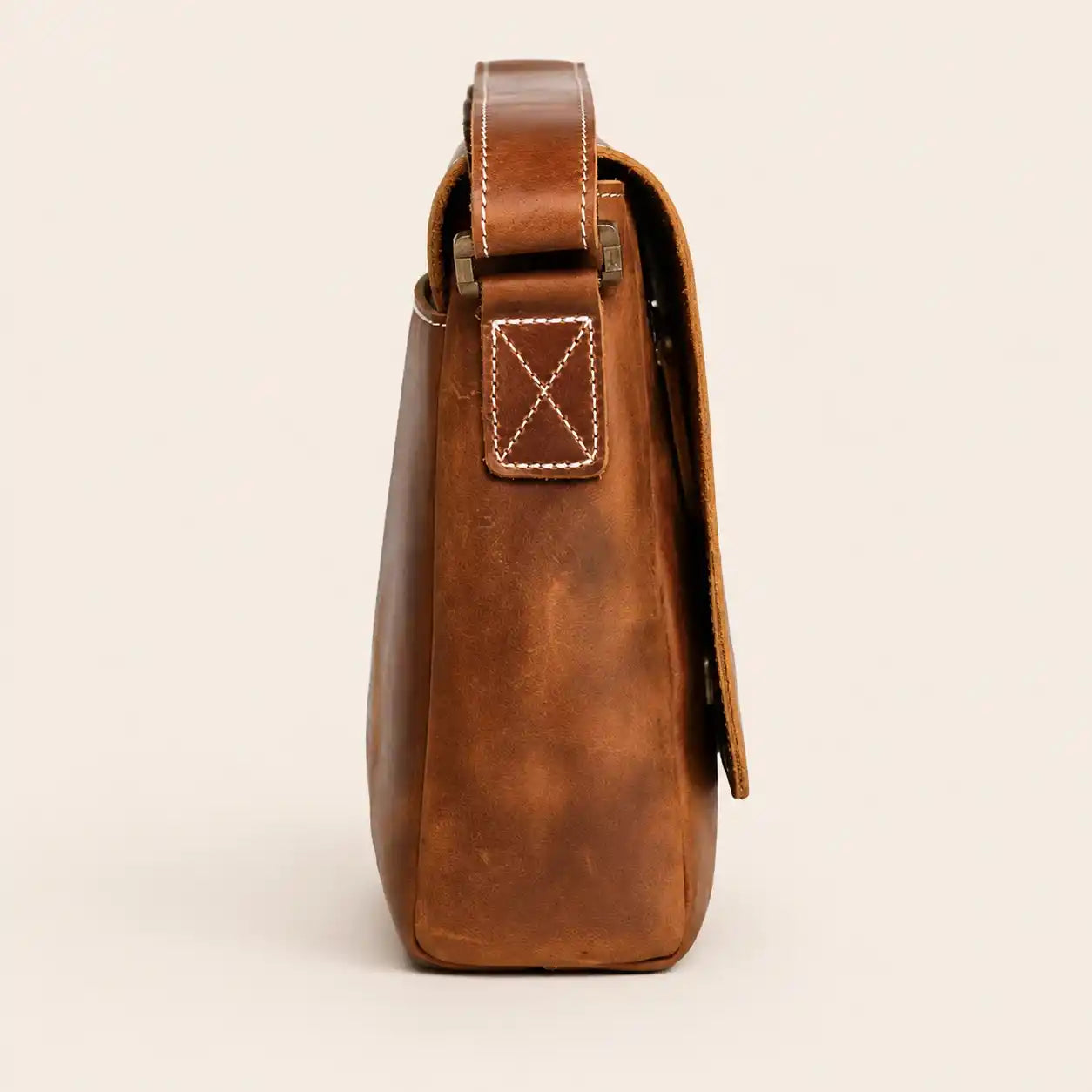 Leather Messenger Bag
