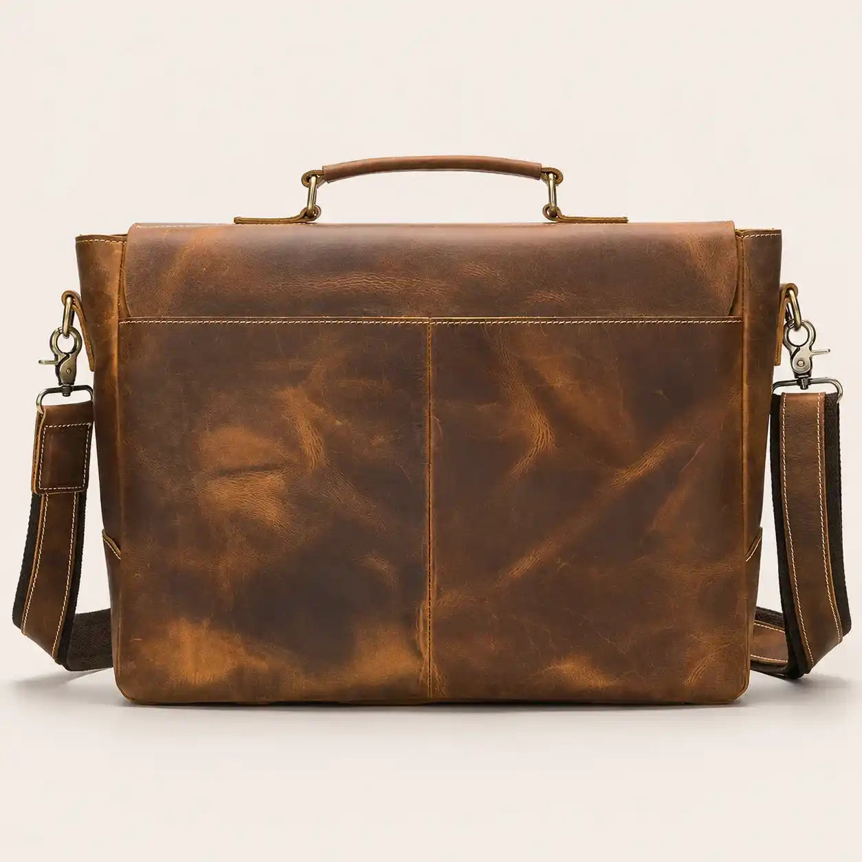 Vintage Leather Briefcase for Men