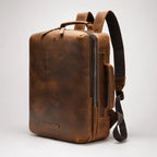 Travel Leather Laptop Backpack