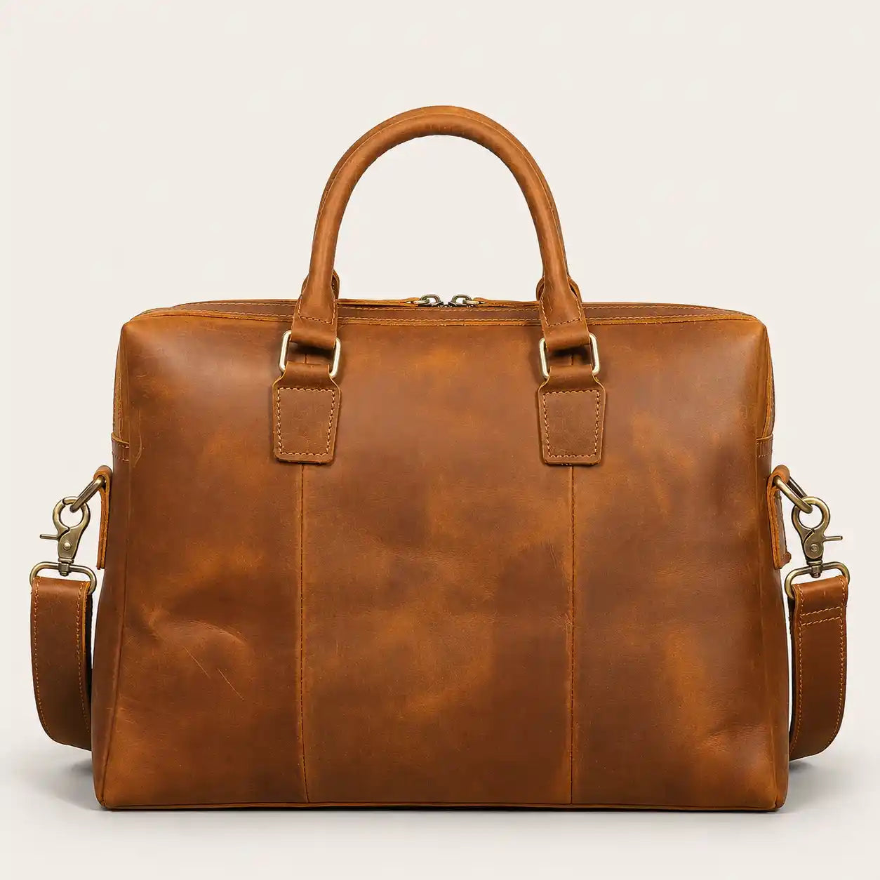 Vintage Full Grain Leather Briefcase