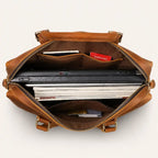Vintage Full Grain Leather Briefcase