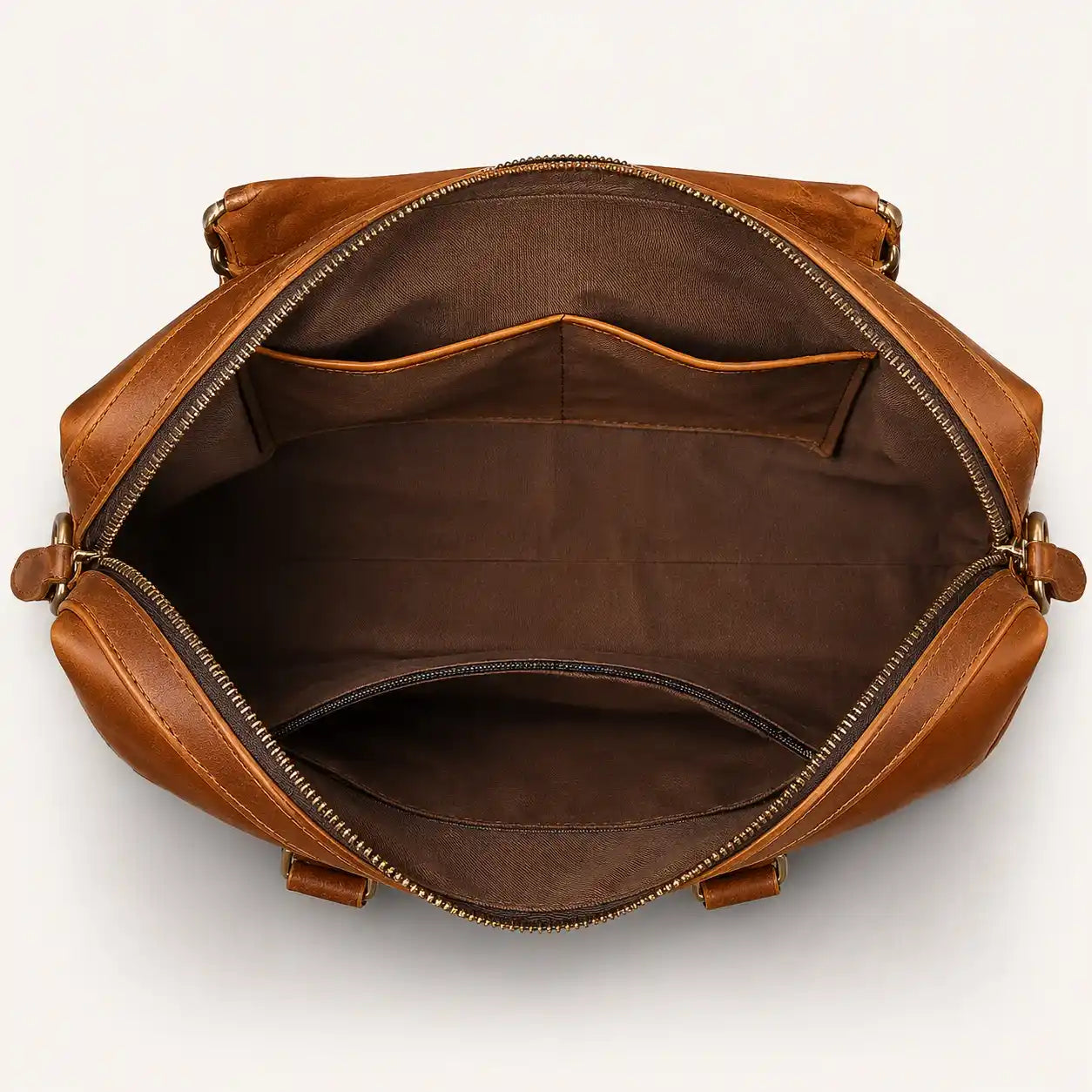 Vintage Full Grain Leather Briefcase