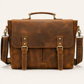 Vintage Leather Briefcase for Men