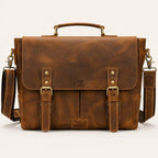 Vintage Leather Briefcase for Men