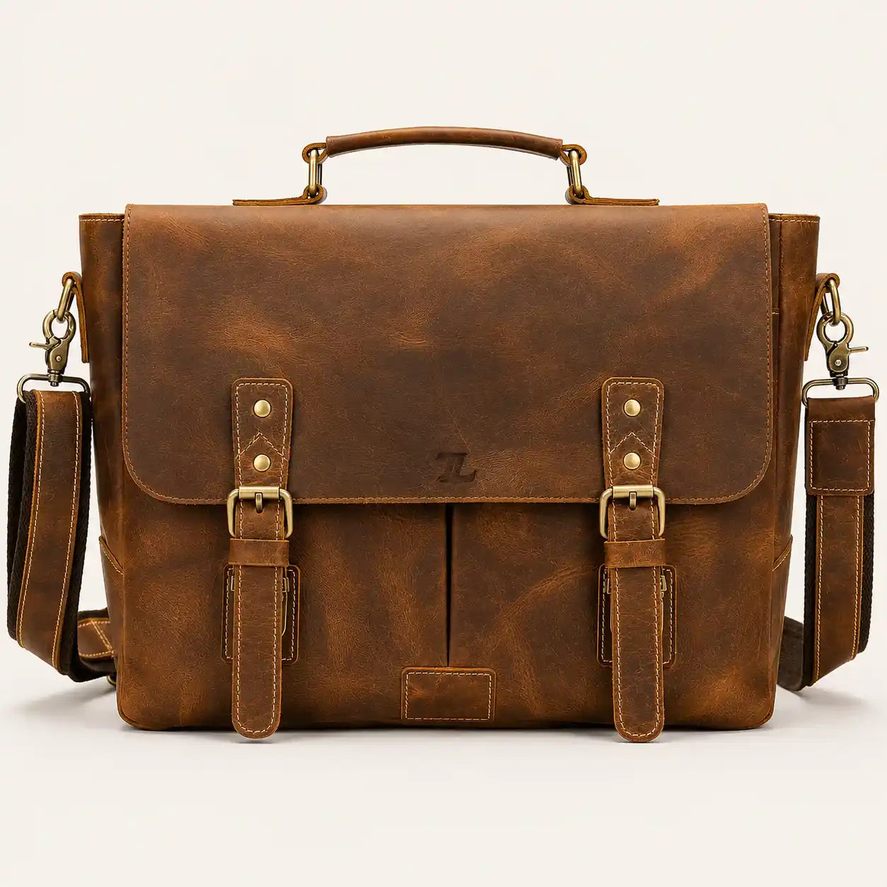 Vintage Leather Briefcase for Men