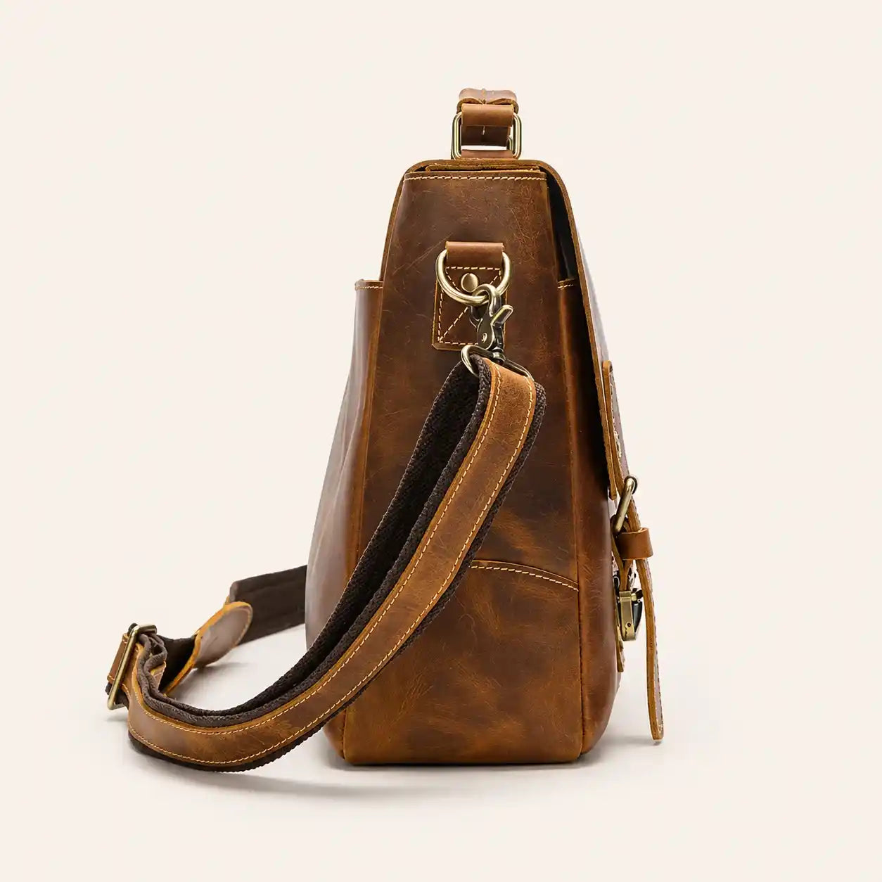 Vintage Leather Briefcase for Men