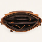 Leather Messenger Bag