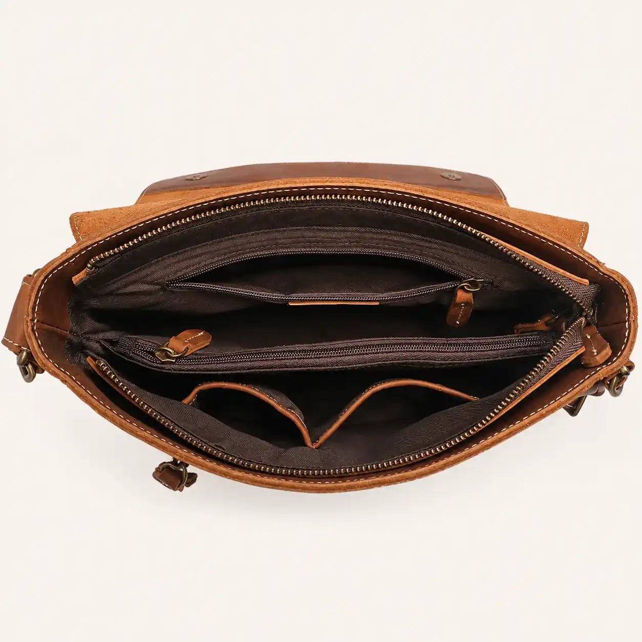Leather Messenger Bag