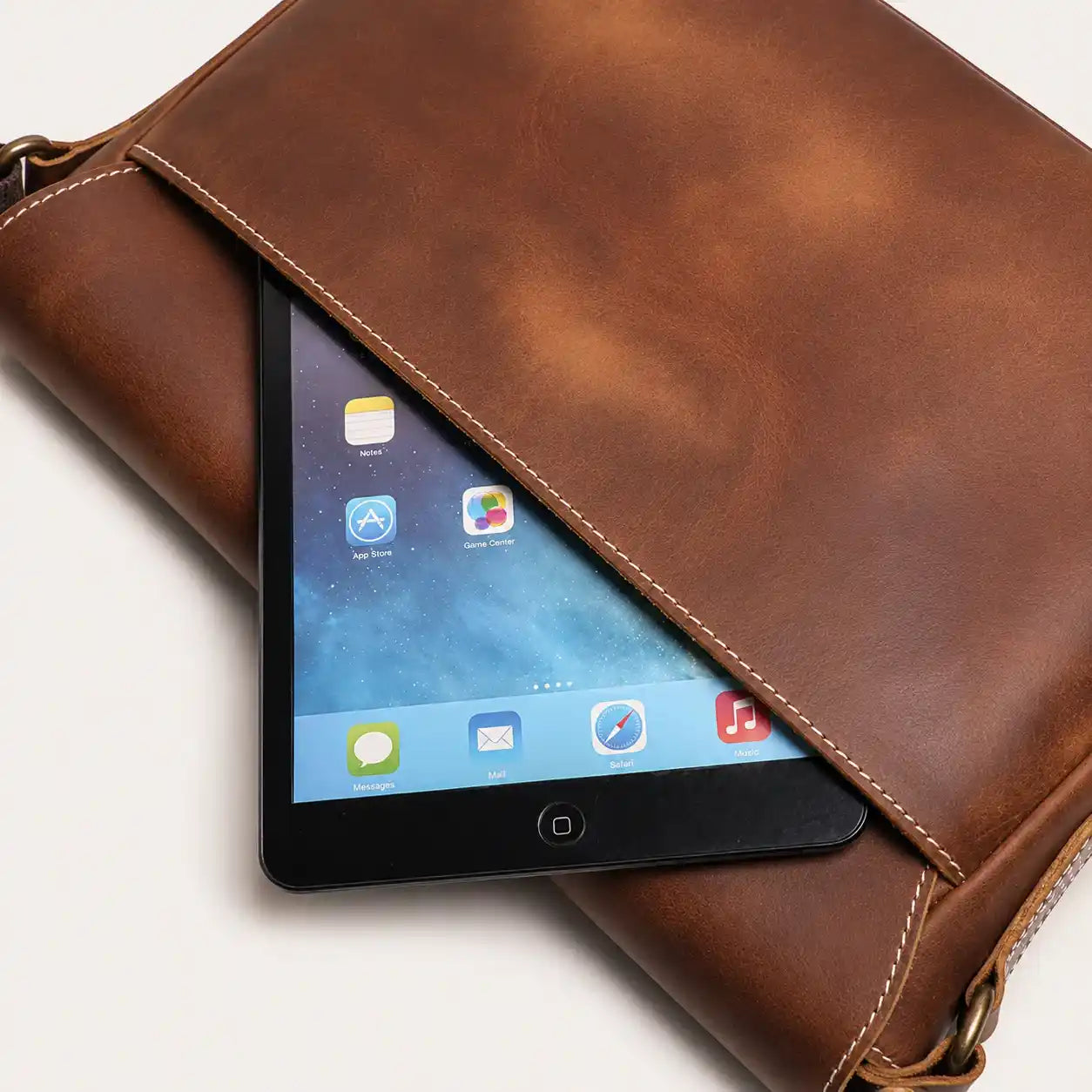 Leather Messenger Bag