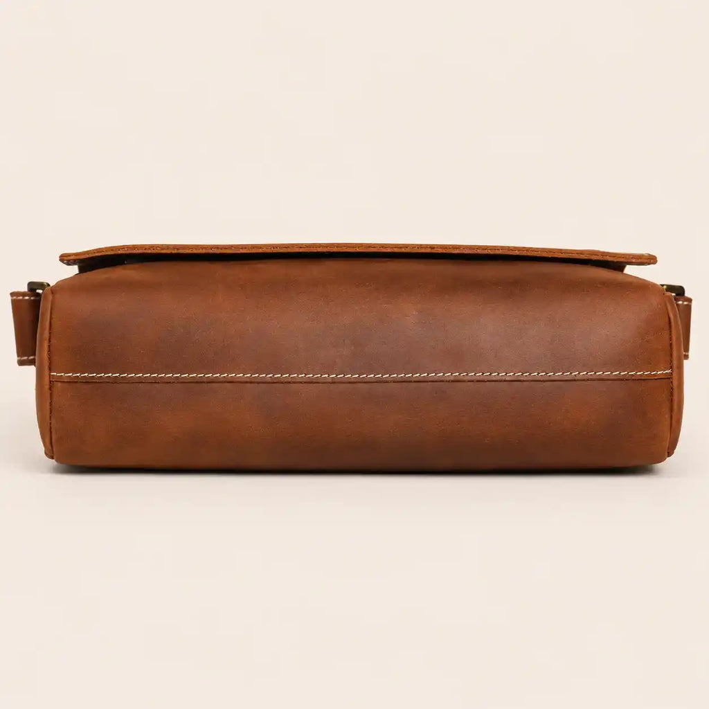 Leather Messenger Bag