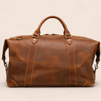 Buffalo Leather Duffle Bag for Men