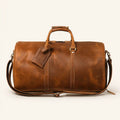 Cow Leather Brown Duffle bag